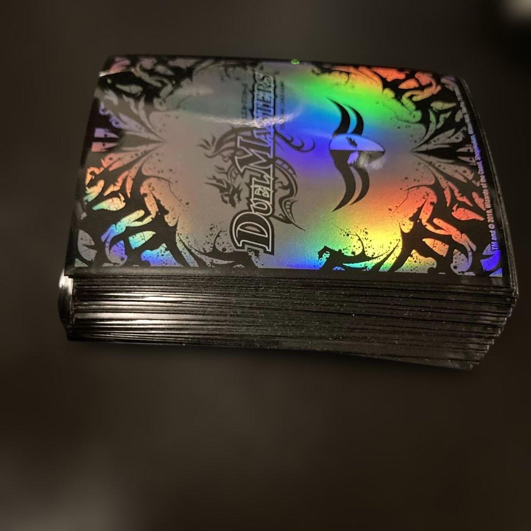 デュエルマスターズ 公式スリーブ 闇 2019 40枚 メルカリ便 中古品