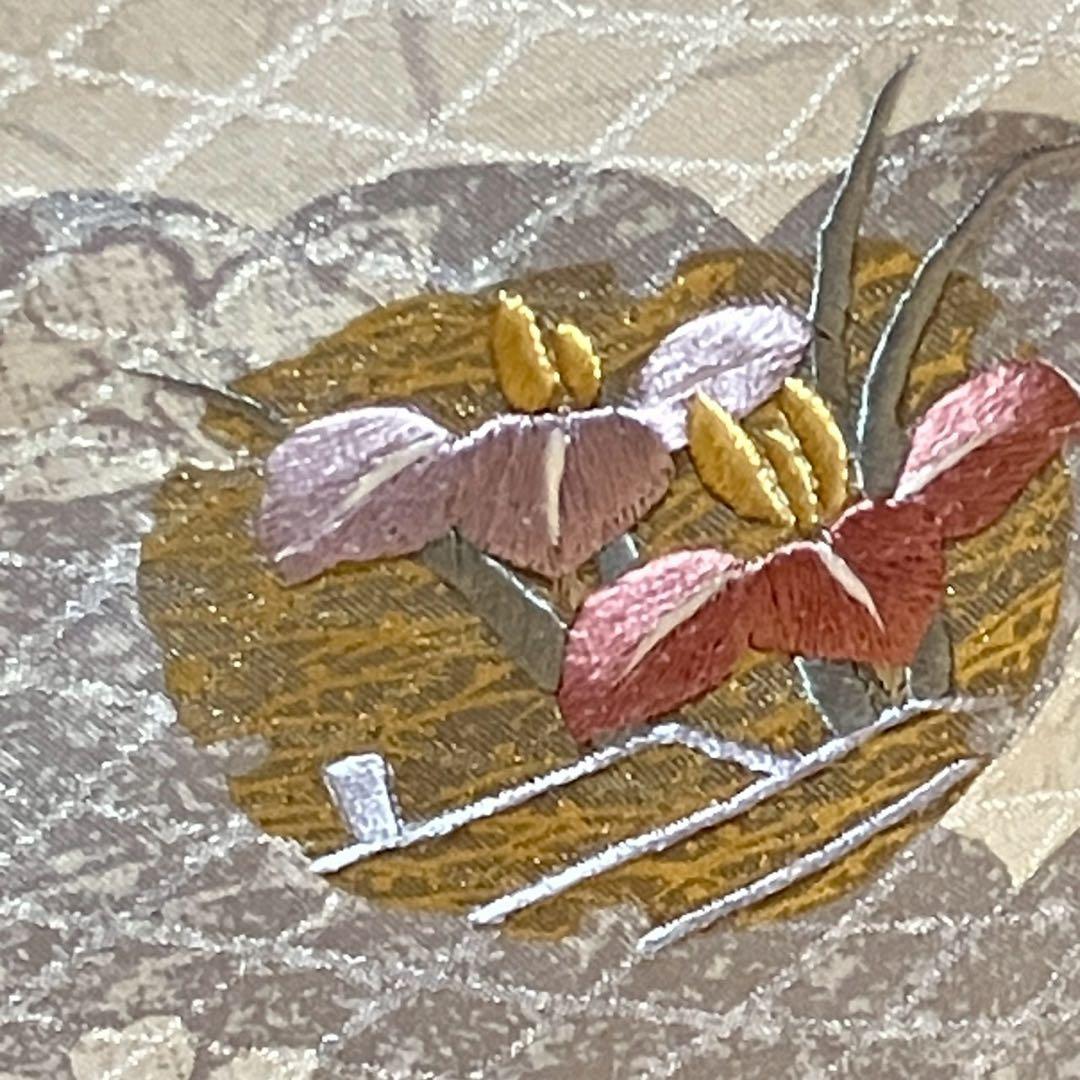 のあ様［4353］訪問着 美品 雪輪花文 金銀彩 逸品 正絹 着物 袷 - メルカリ