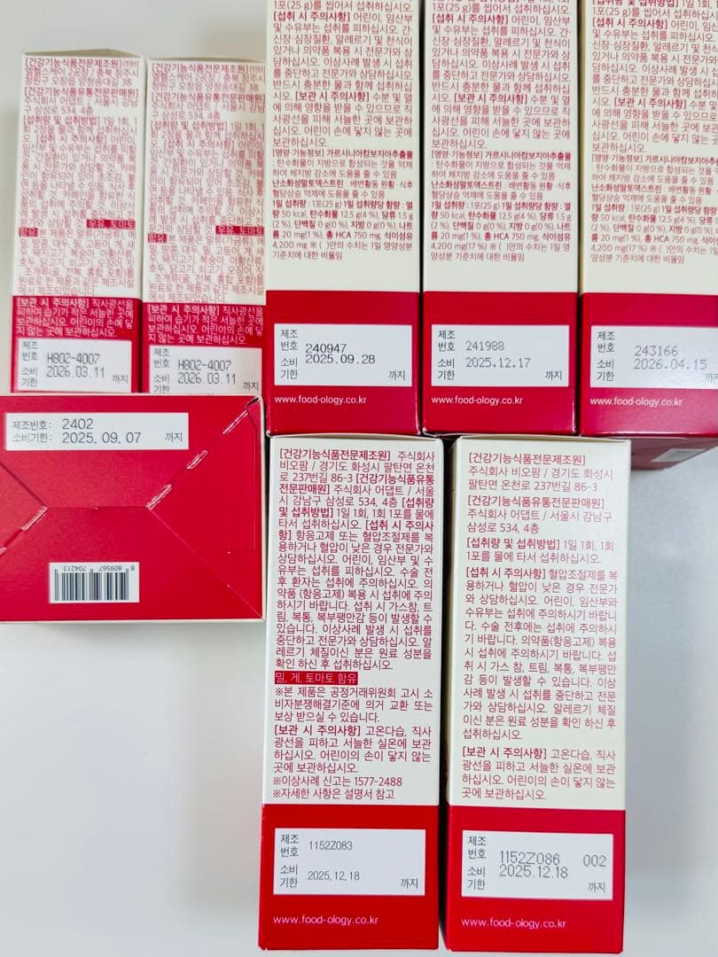 ☆7/31までの出品☆FOODOLOGY Coleology 4種合計8点まとめ