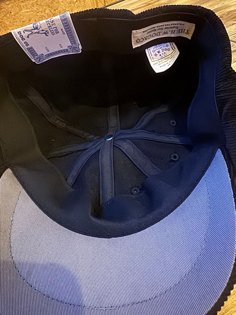 入手困難　H.W.DOG コーデュロイ　キャスケット