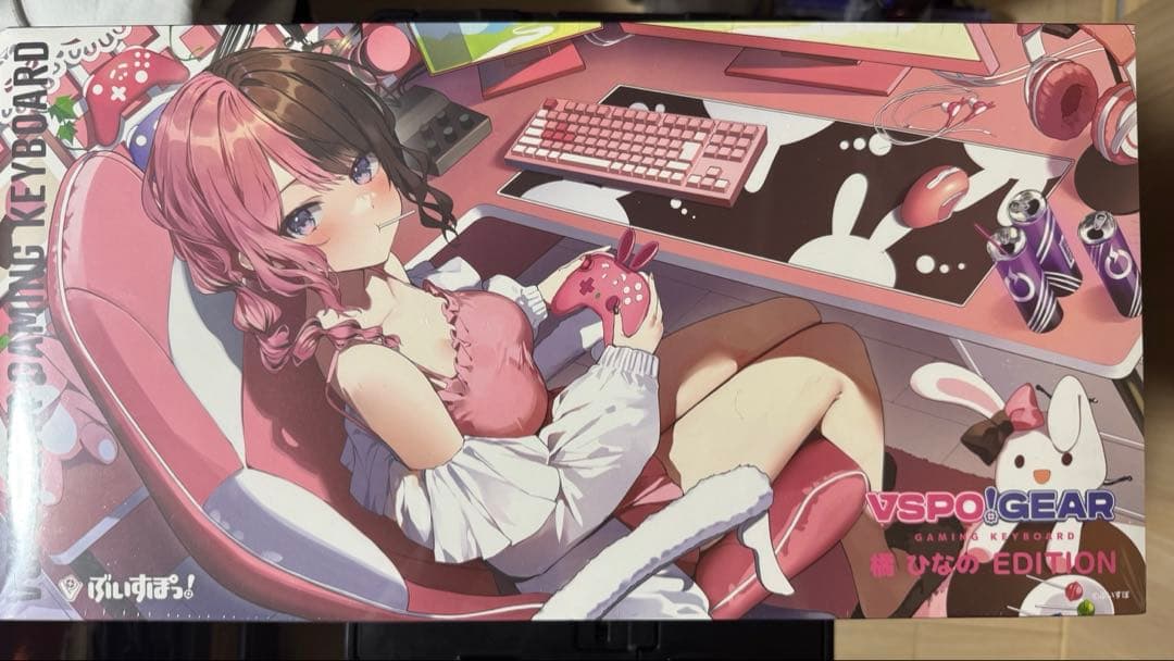 VSPO! GEAR 橘ひなの EDITION ゲーミングキーボード ブログ】『VSPO！GEAR GAMING KEYBOARD 橘ひなのEdition』レビュー