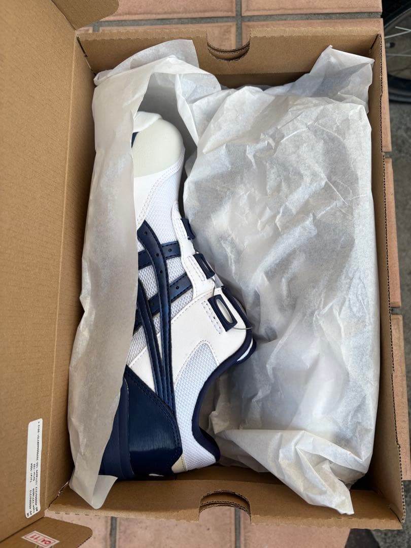 asics CP209 BOA 26.0cm ホワイト/ネイビー新品未使用