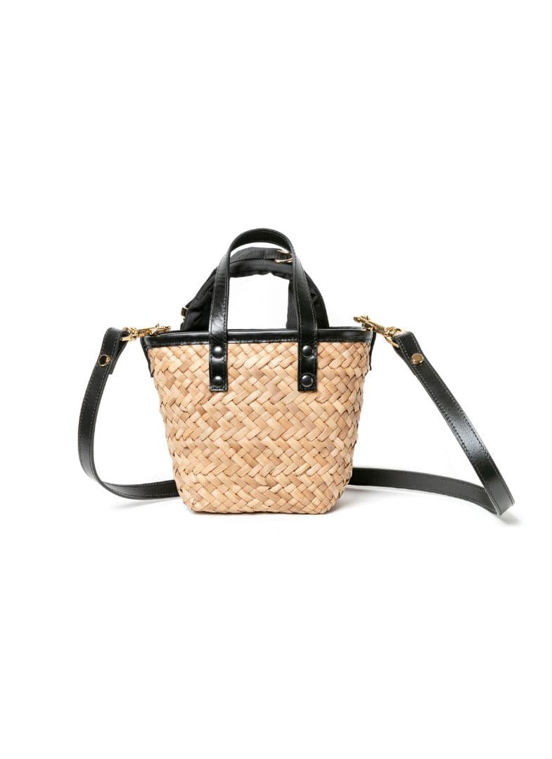 SACAI ハイブリッド マルシェ ミクロ バッグ カゴバッグ