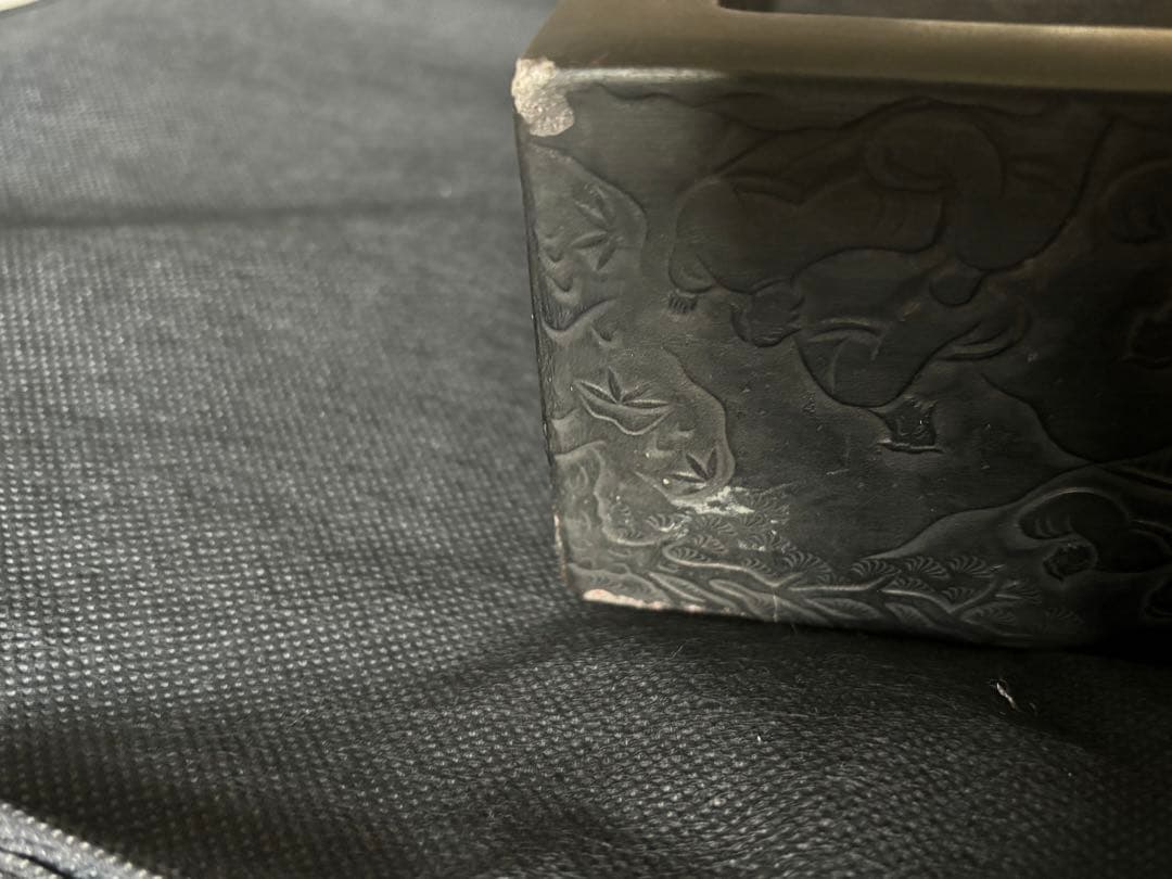 中国古美術品 特大 端渓硯 蘭亭文硯 7kg 清の時代 何其仁作 - メルカリ