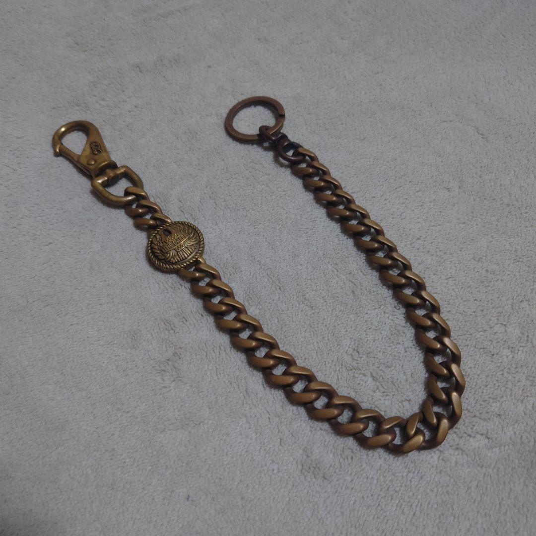 CALEE キャリー ウォレットチェーン 真鍮 廃盤品 - 小物本当に 安い 通販