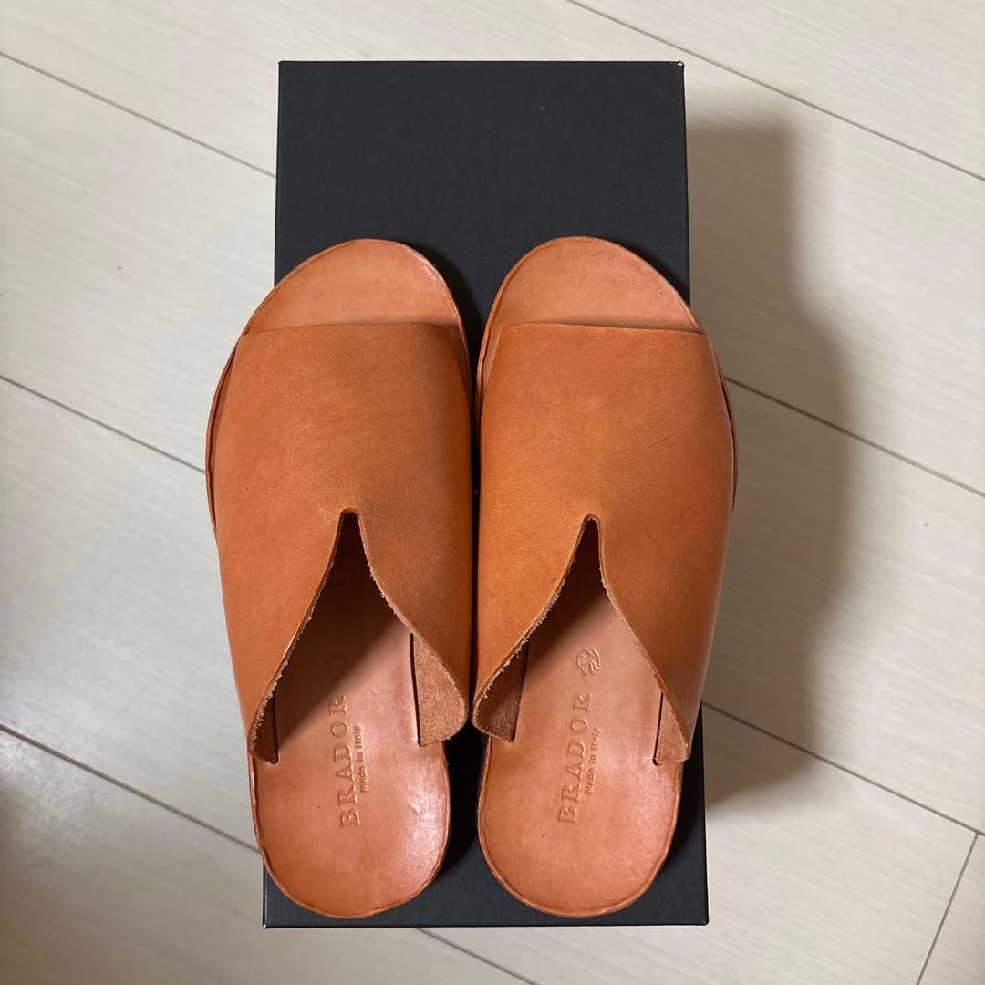 BRADOR レザーサンダル　レディース36 楽天市場】BRADOR ブラドール サンダル レディース フラット レザー