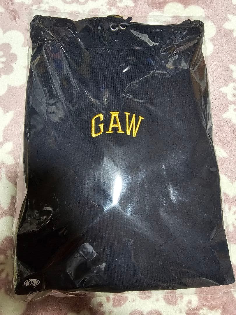 MAN WITH A MISSION GAW刺繍パーカー（ネイビー）XL