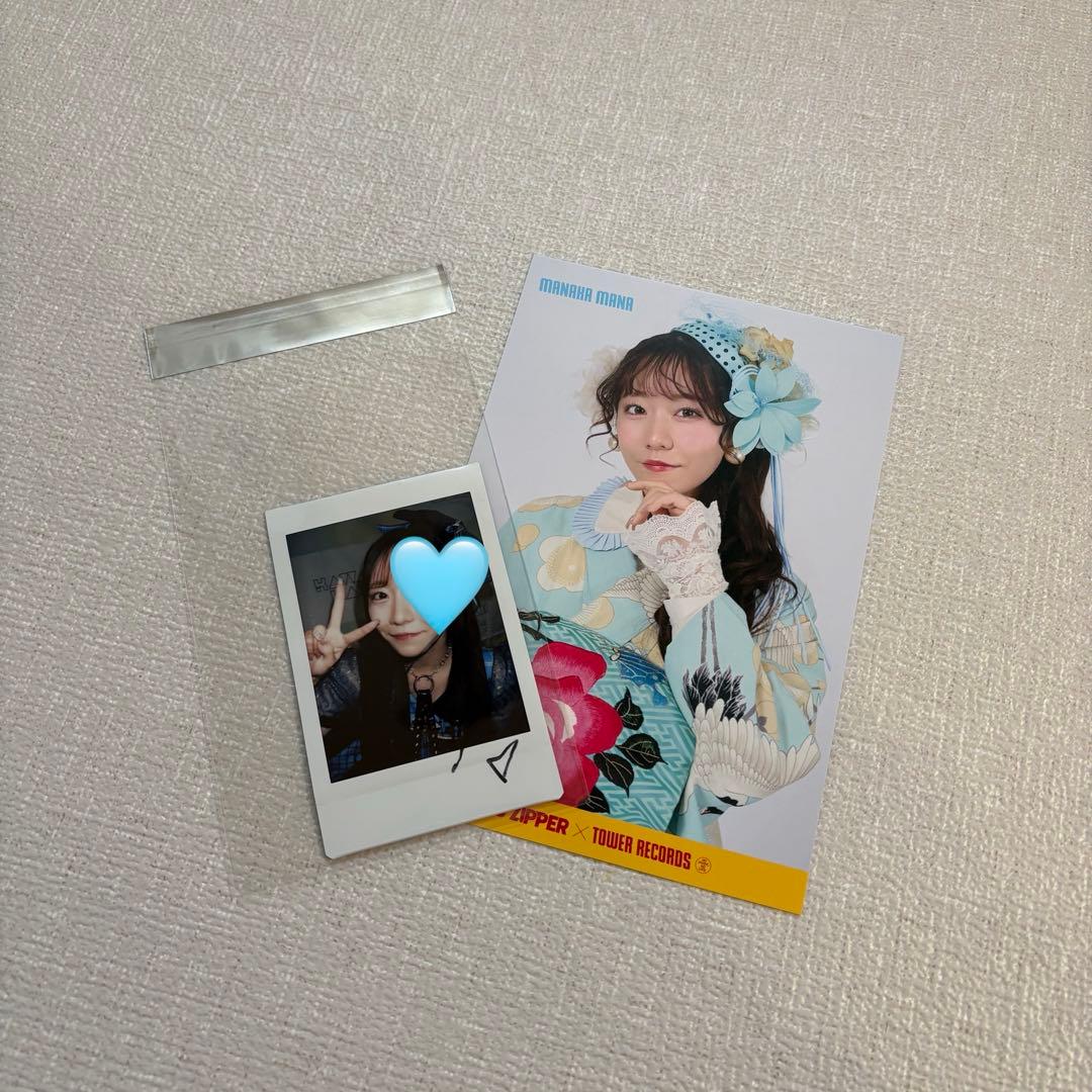 FRUITS ZIPPER 真中まな 直筆サイン入りチェキ 抽選会