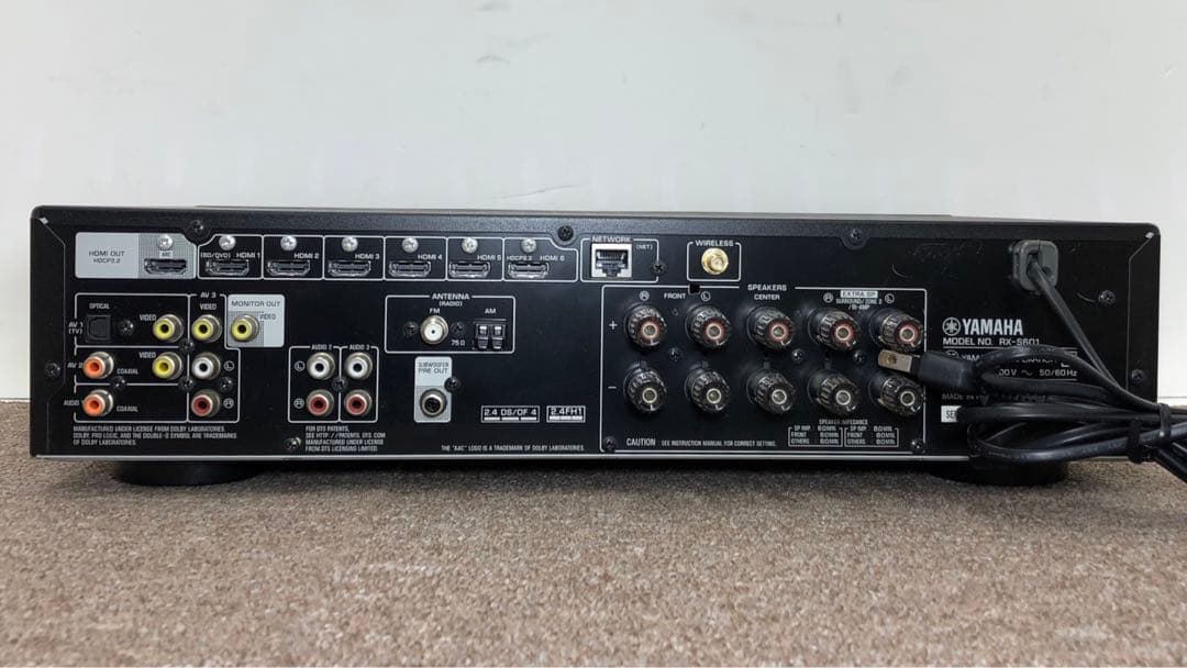 YAMAHA RX-S601 5.1ch AVアンプ 薄型 HDMI WiFi