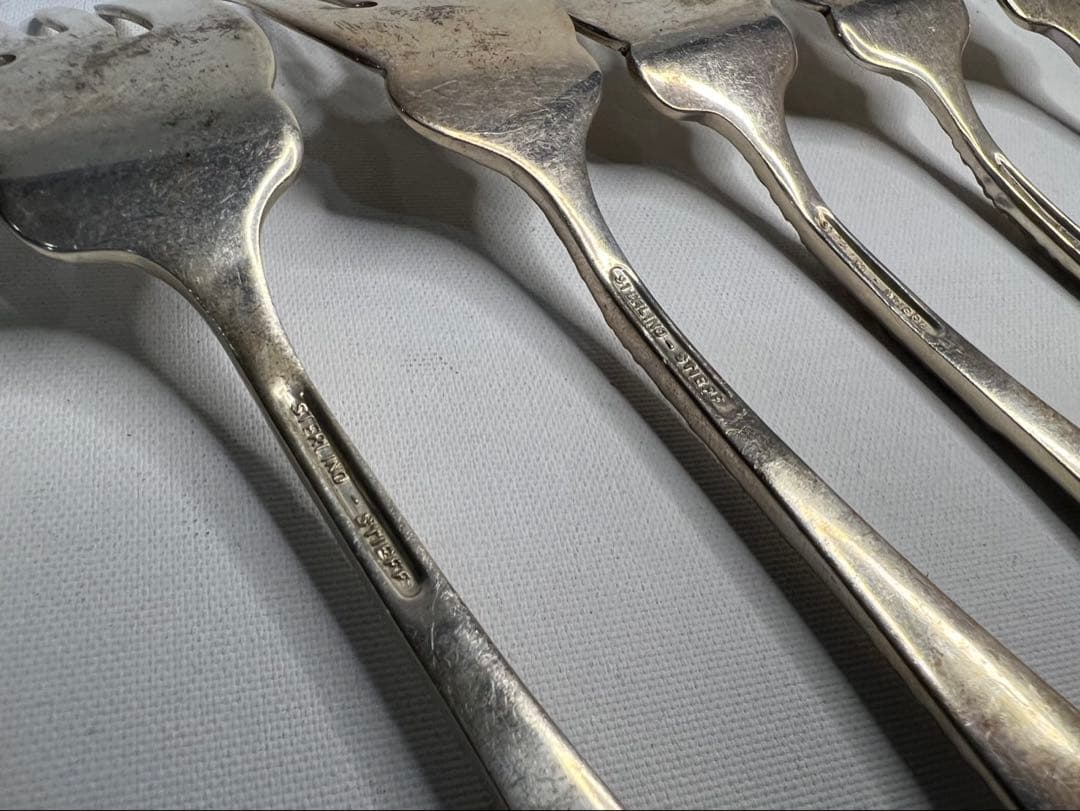 銀製】STIEFF製 SILVER ティースプーン&サラダフォーク 全12本 - メルカリ