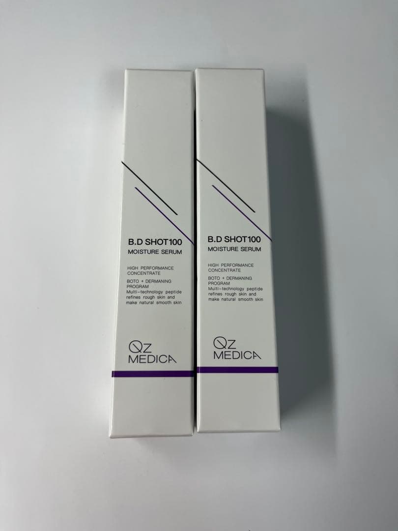 B.D SHOT 100 MOISTURE SERUM 新品未使用 bdショット 美容液 韓国コスメ 100 モイスチャー QzMEDICA 25ml 3本