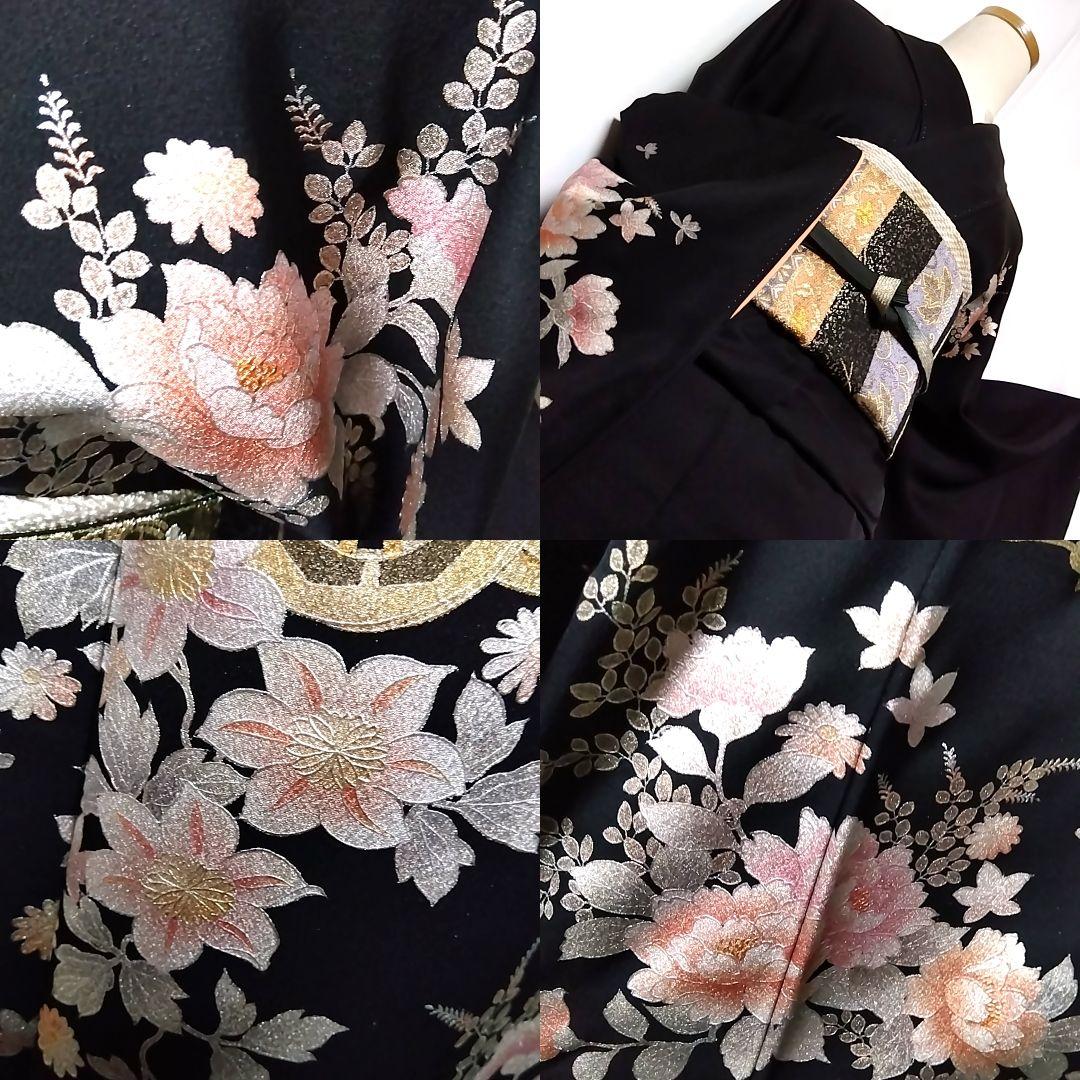 付下げ セット 袋帯 和田光正 作家物 落款 黒 花車 一つ紋 - メルカリ