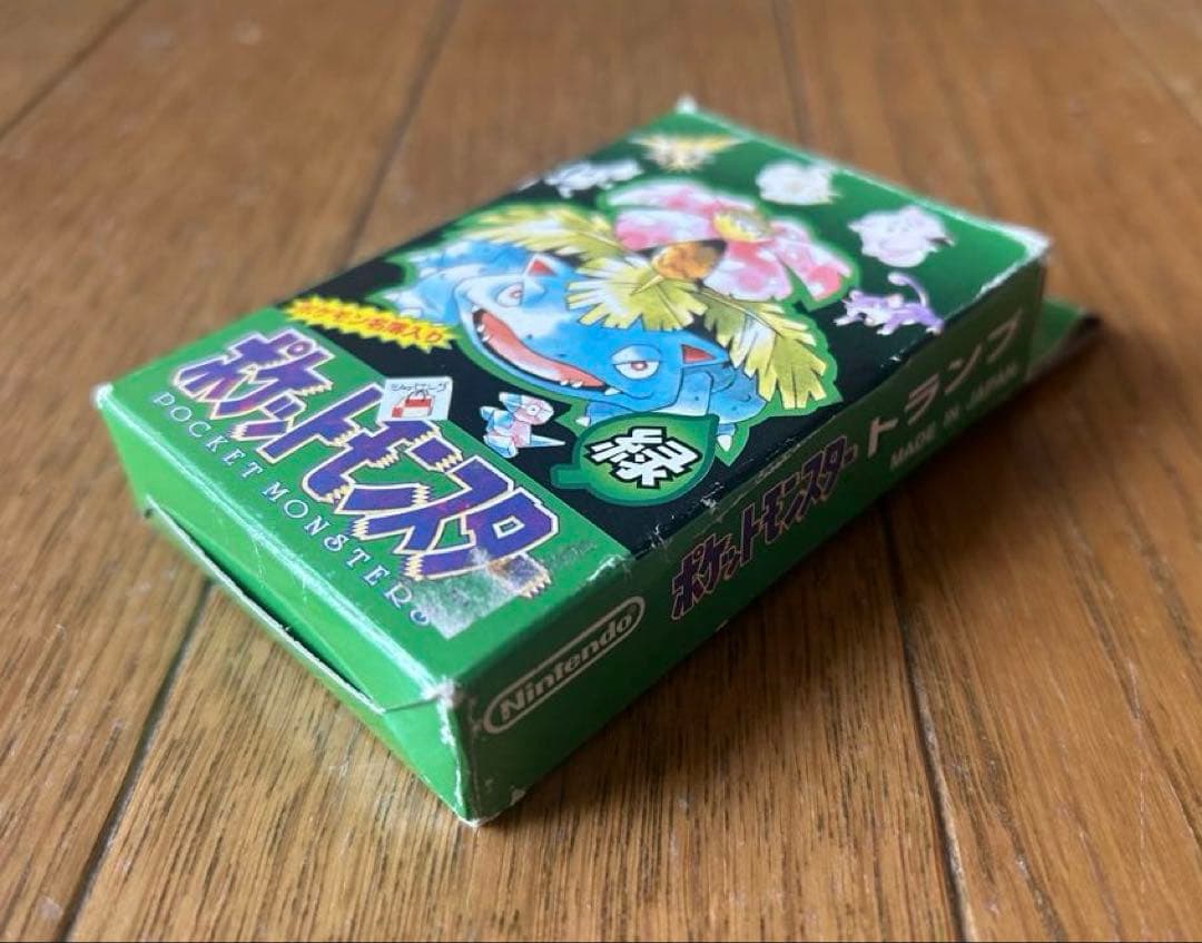 稀少】ポケットモンスター 緑 トランプ ポケモン 任天堂 初代