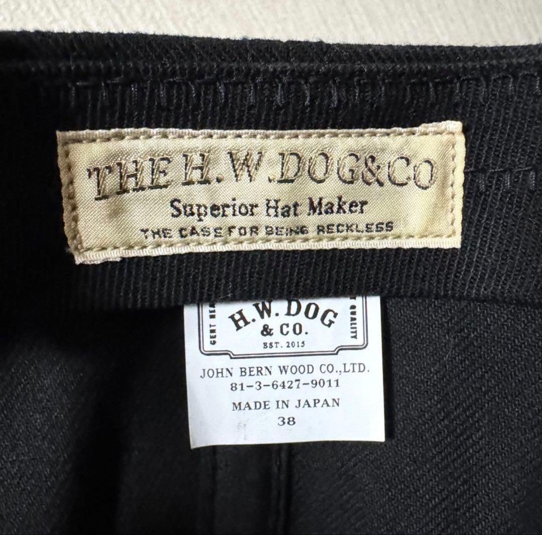 THE H.W.DOG & CO. トラッカーキャップ ブラック アメカジ 38