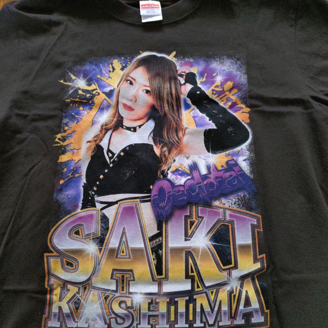 スターダム 鹿島沙希 Tシャツ《Mサイズ》＆応援タオル セット - メルカリ