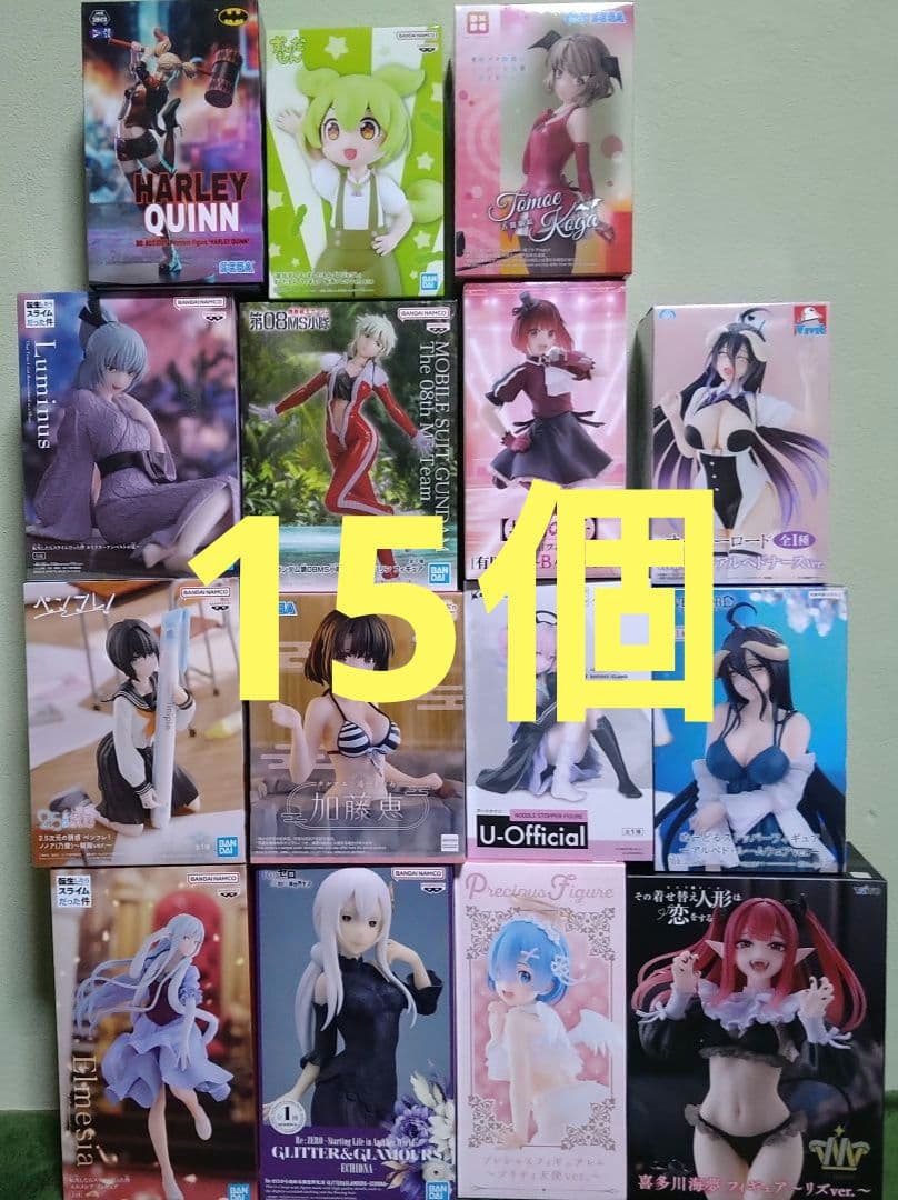 美少女系 プライズフィギュア まとめ売り 15個セット - メルカリ