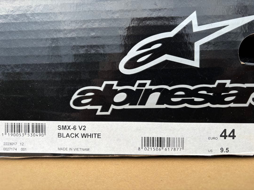 バイクウェア・装備 alpinestars SMX-6 v2 black/white 28.5cm