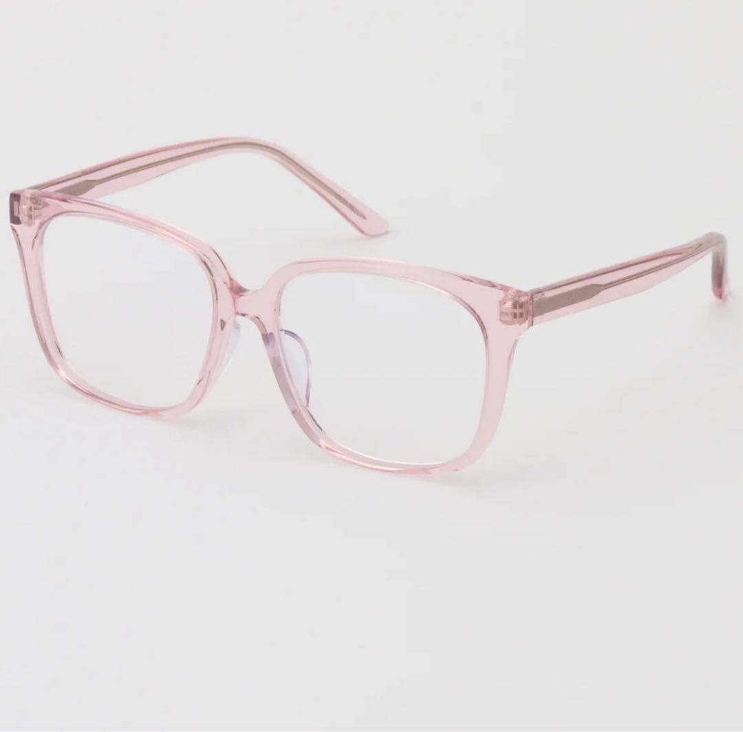 SHISHIKUI Square eye CLEAR PINK 金子眼鏡 メガネ - メルカリ