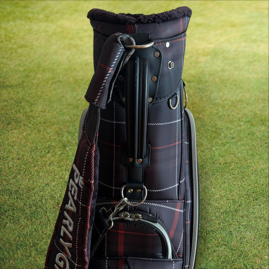 現行モデル 限定品 パーリーゲイツ キャディバッグ ノバチェック