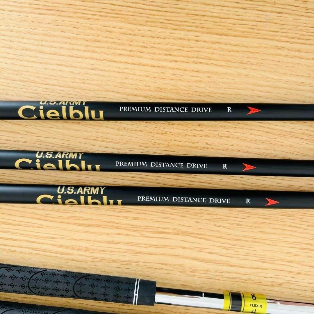 Cielble シェルブル　U.S.ARMY ゴルフバッグ　アイアン9本セット