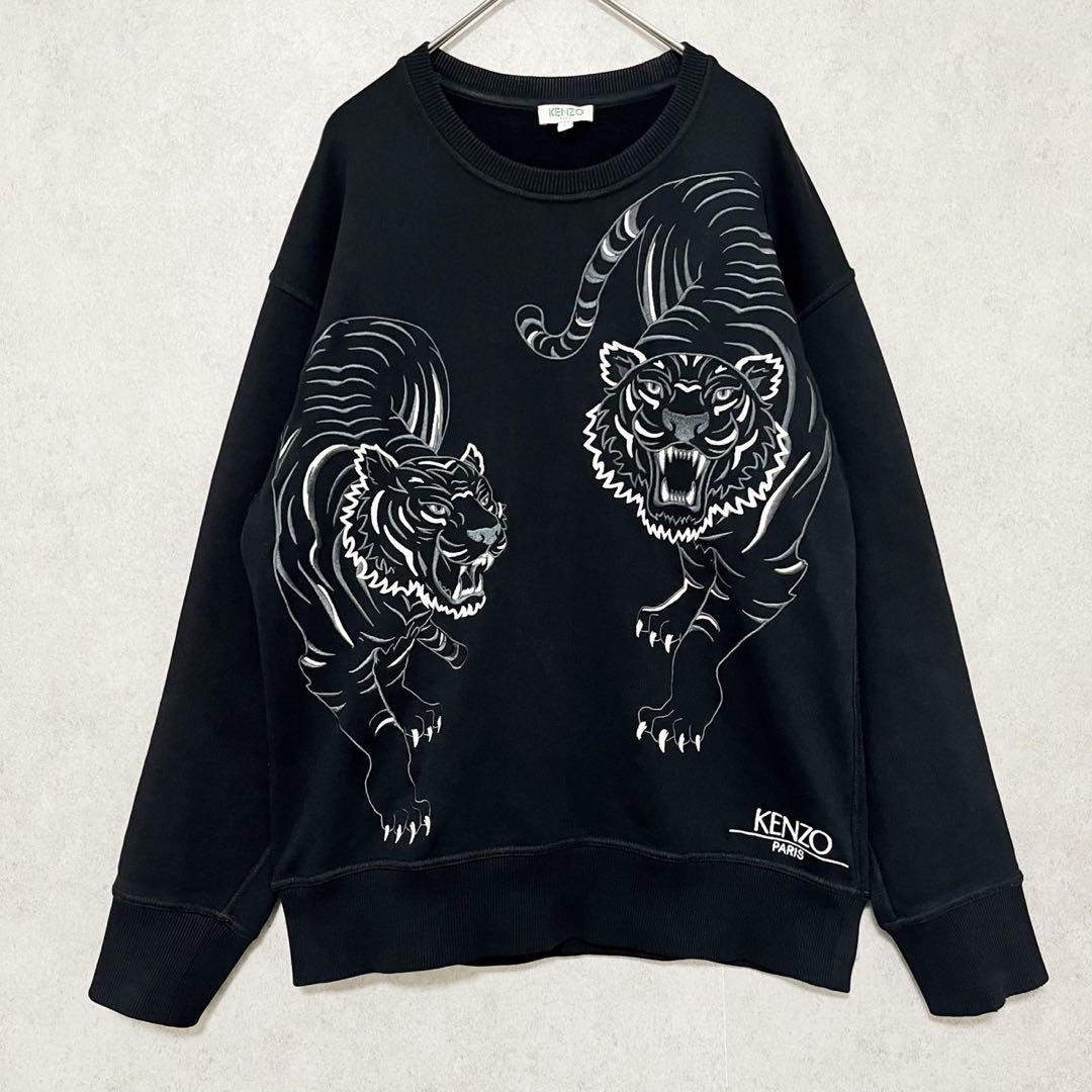 専用【レア美品】KENZO タイガー2匹刺繍 スウェット - メルカリ