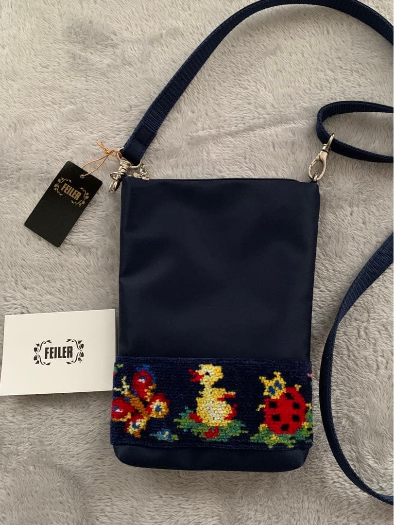 新品未使用】フェイラー FEILER ハイジ柄スマホショルダー 学校