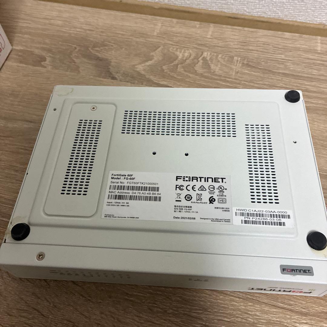 lic 2026/05/22 FortiGate 60F ファイアウォール