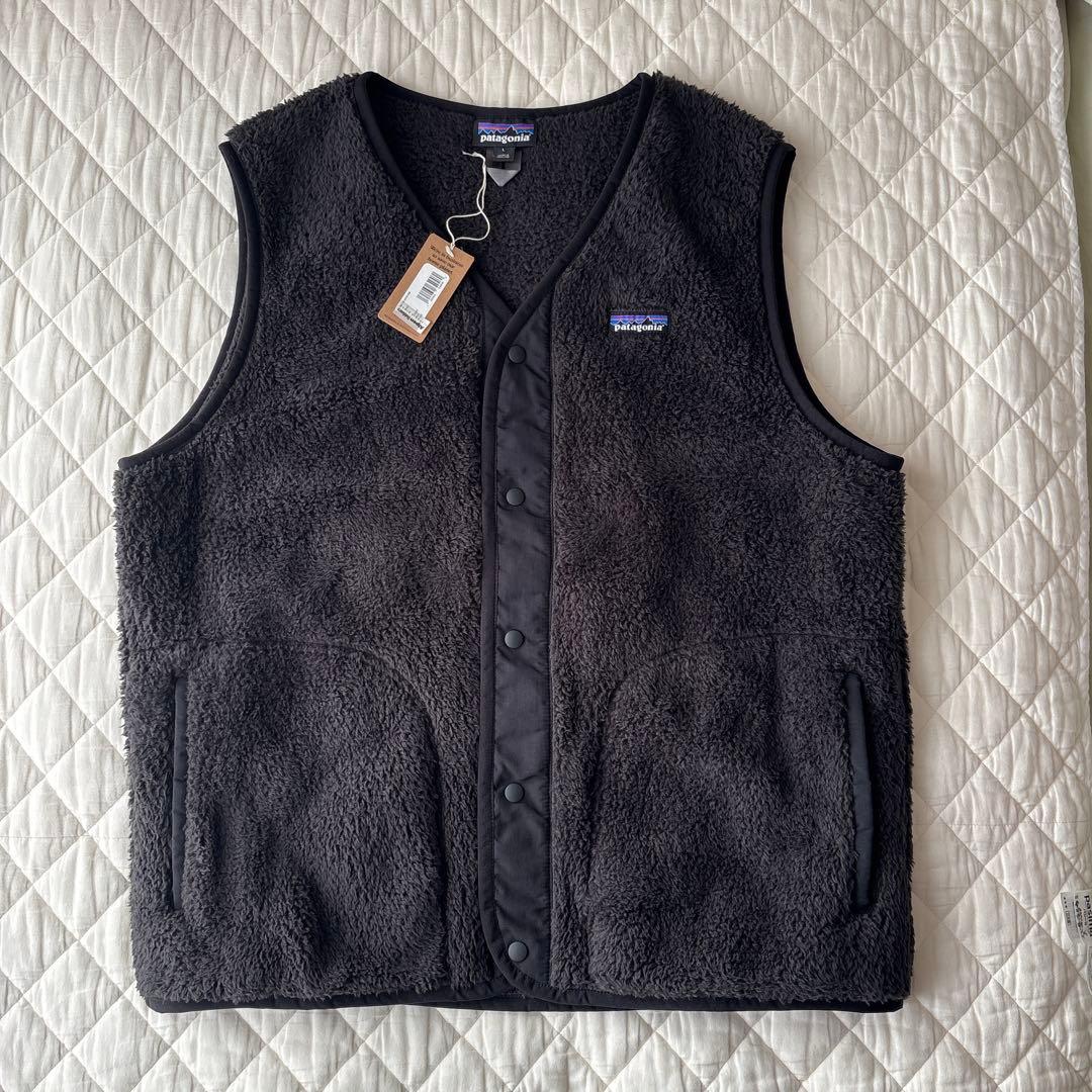 希少サイズ Patagonia ロスガトス フリース ベスト L 黒 - メルカリ