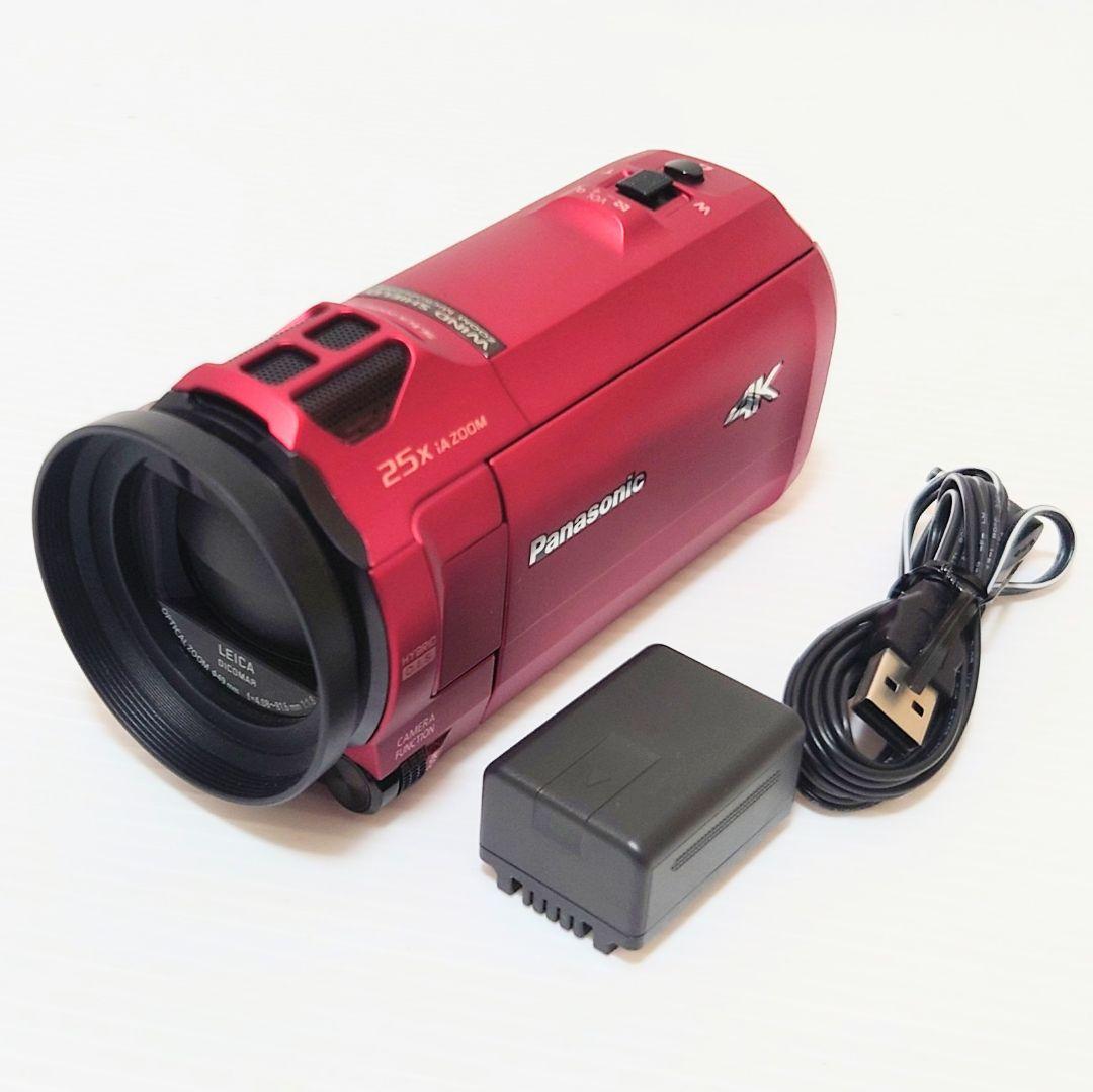【美品】Panasonic 4K 25倍ズームHC-VX992M デジカメ Panasonic デジタル4Kビデオカメラ HC-VX992M カカオブラウン