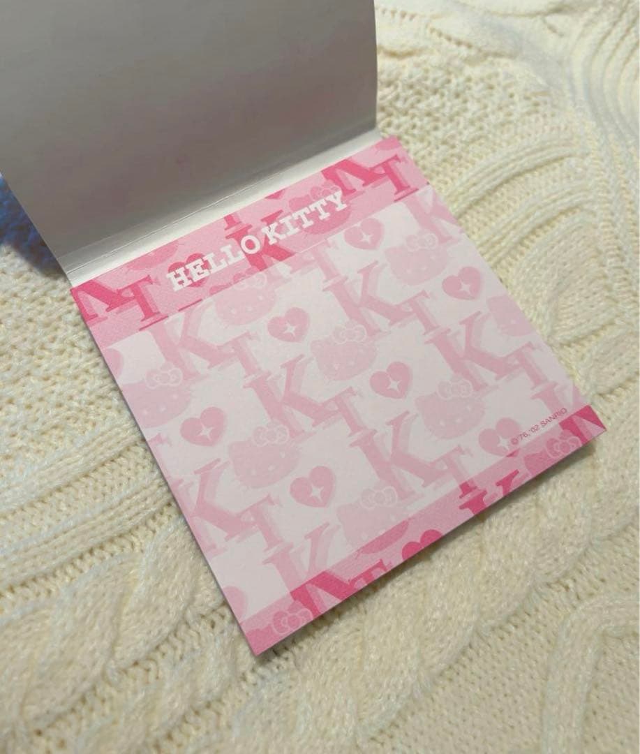サンリオ ハローキティ メモ帳 シール 平成レトロ 当時物 2002 激レア