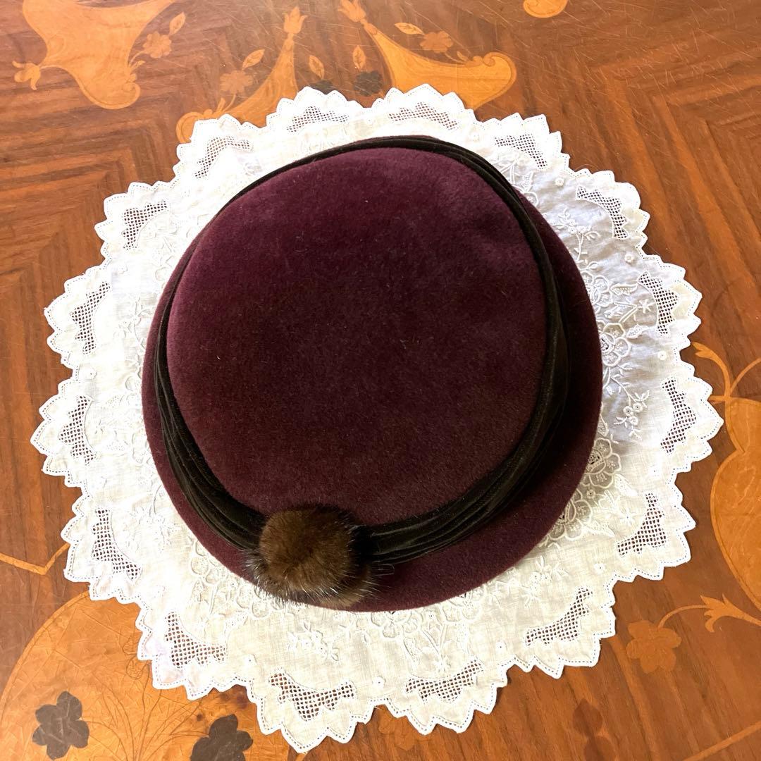 皇室御用達 マキシンmaxim トーク帽 カクテルハット - メルカリ