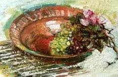 油絵 菅家令子 絵 絵画 インテリア F4-110502 静物 フルーツ 油絵 菅家令子 絵 絵画 インテリア F4-110502 静物 フルーツ 油絵 菅家