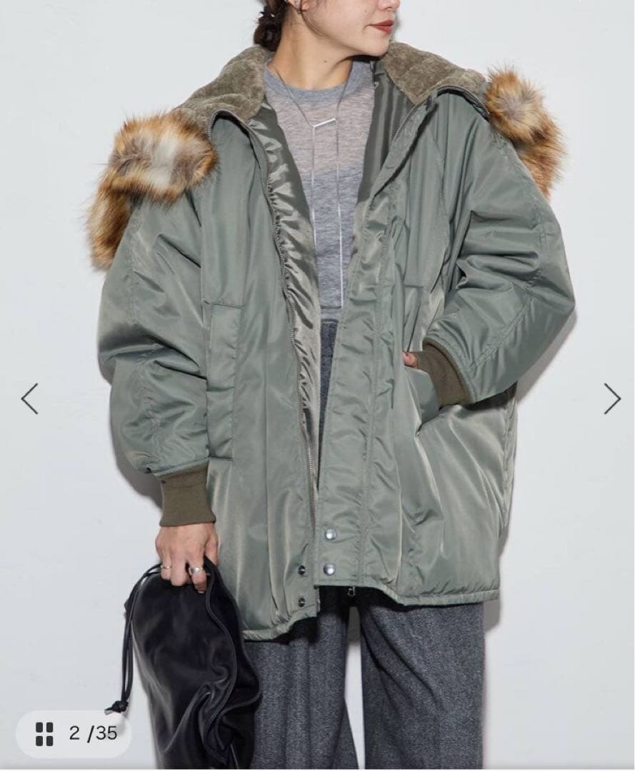 TICCA ロングN2B TICCA - ロングN2Bジャケット / フライトジャケット / ブラウン