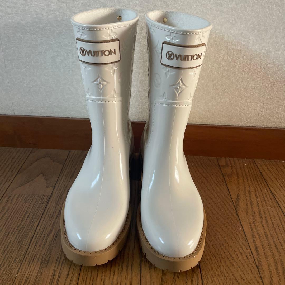 LOUIS VUITTON レインブーツ 美品 - メルカリ