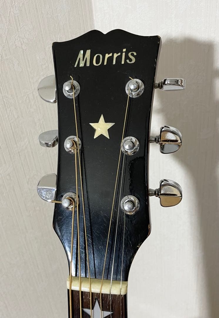 morris モーリス WJ-30 アコースティックギター 星インレイ - メルカリ