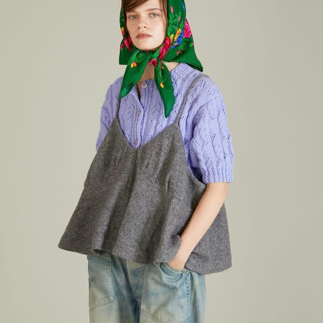 新年値下【crinklecrinklecrinkle】wool mix cami crinkle crinkle crinkle（クリンクル クリンクル クリンクル