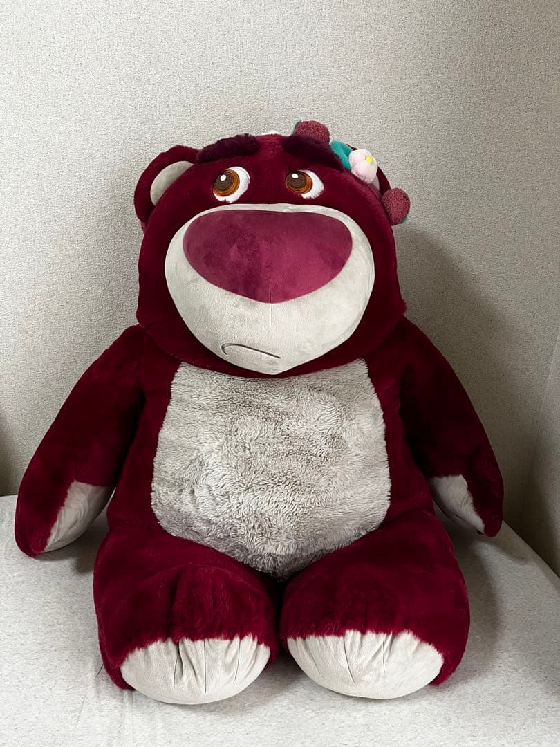 ロッツォ　コストコ　ビッグぬいぐるみ　特大80cm ブランケット付き ロッツォコストコ再販BIGぬいぐるみいちごの香り付特大80cm