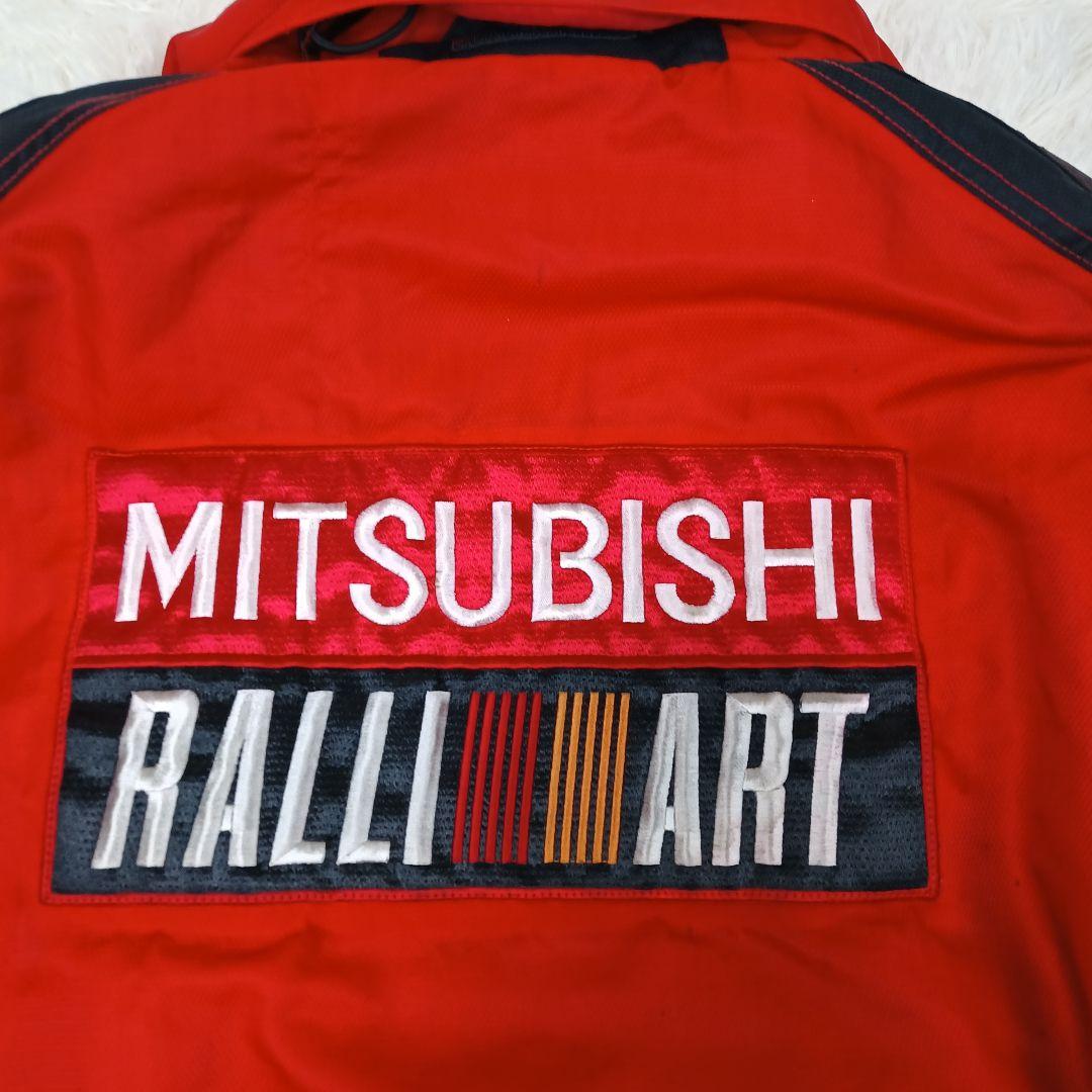 ✨美品✨ 三菱 ラリーアート ロゴ刺繍ワッペン ブルゾン ナイロン