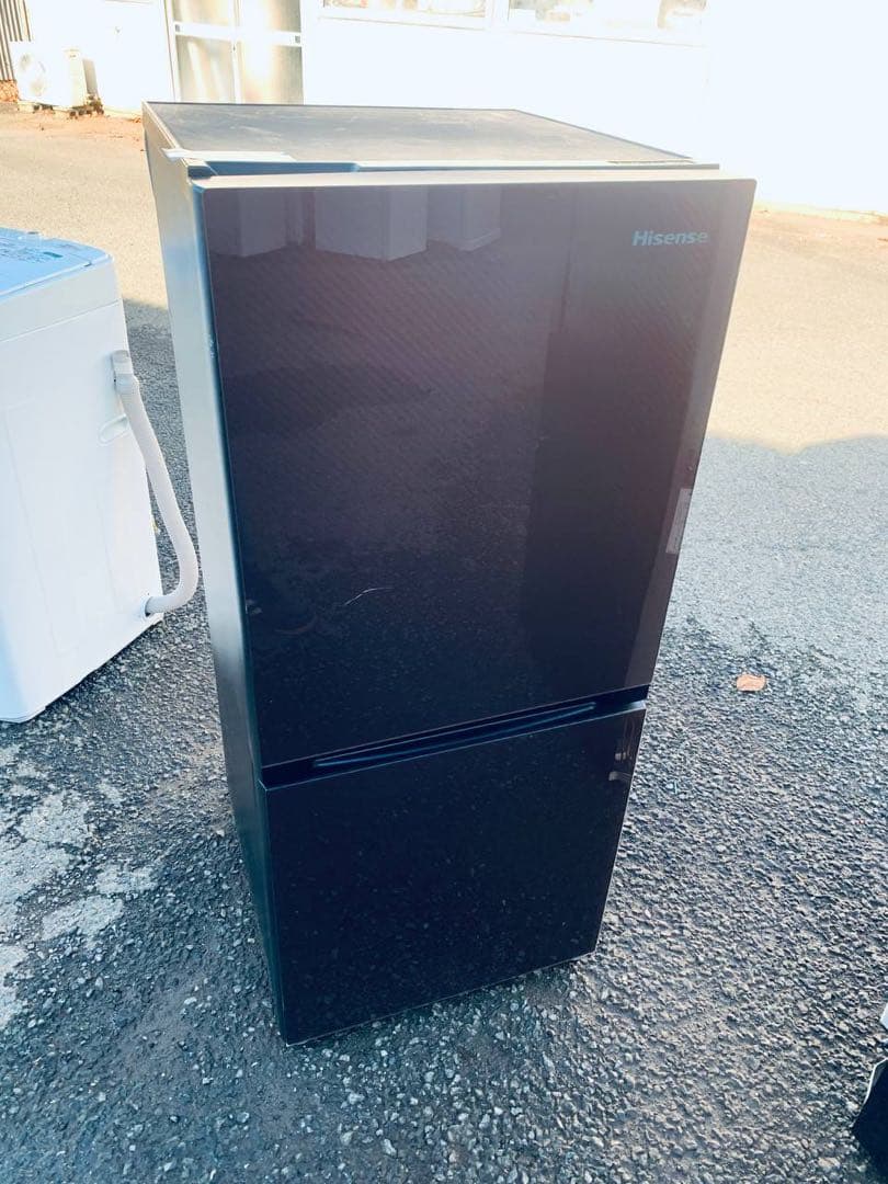 ✅Hisense2ドア冷凍冷蔵庫✅ ✅HR-G13A-BR✅送料設置無料 HR-G13A-BR 冷蔵庫 ブラウン [134L /2ドア /右開きタイプ] 【お届け