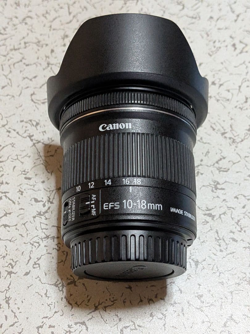 レンズ(ズーム) CANON EFS10-18mm F4.5-5.6 IS STM