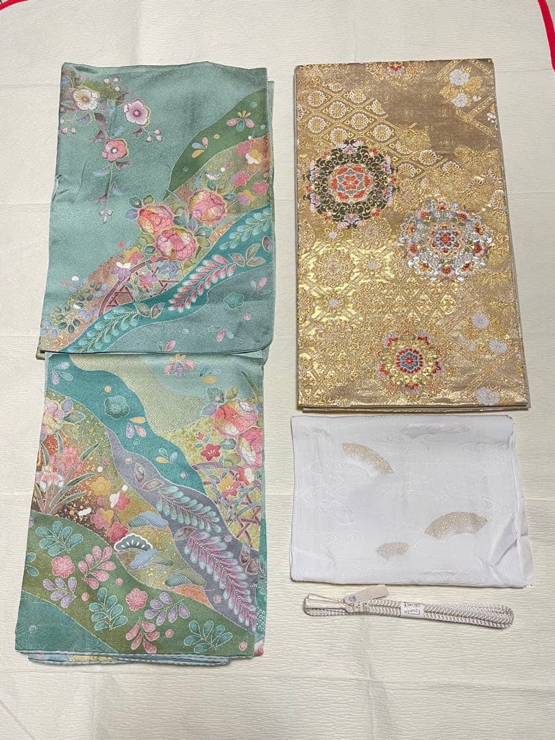 訪問着フルセット 辻ヶ花 絞り 金彩 正絹 ガード加工済み - メルカリ