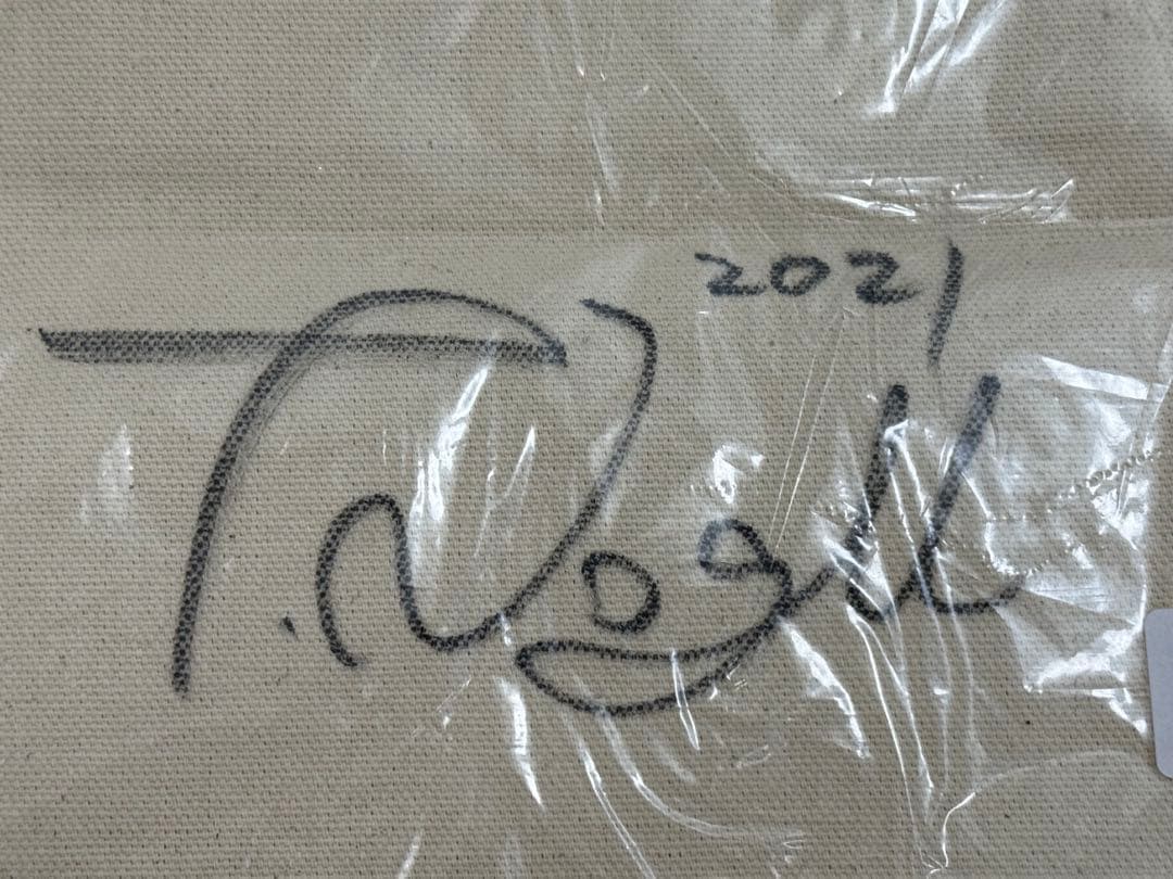 野口哲哉 作家直筆サイン直筆彩色入り トートバッグ 野口哲哉展