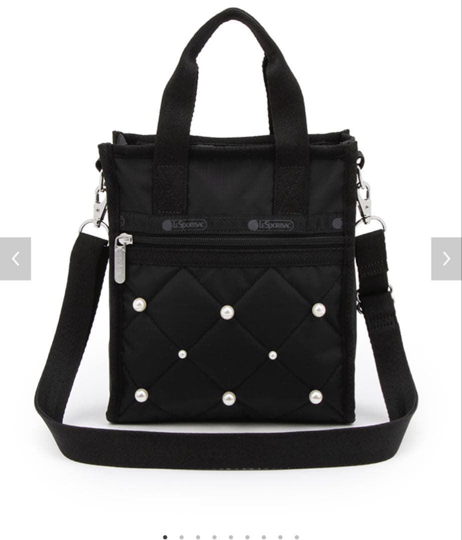 希少 LeSportsac MINI N/S TOTE W/ PEARLS - メルカリ