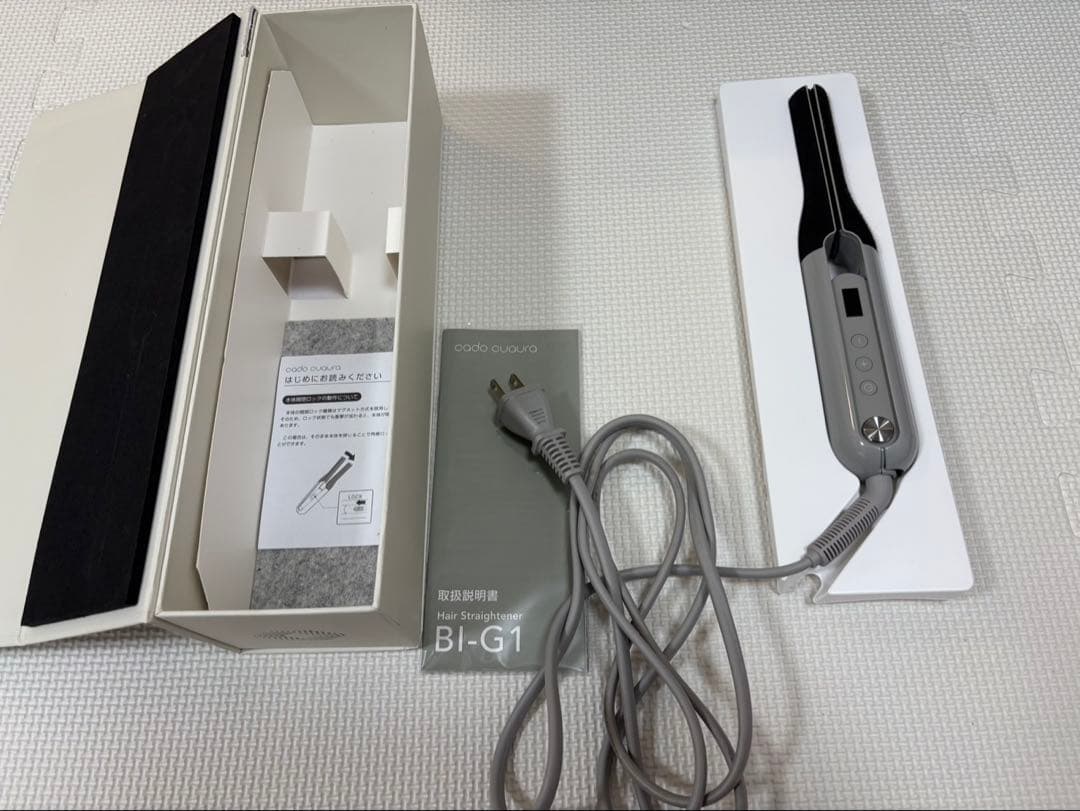 cado cuaura ヘアアイロン ストレート BI-G1 CG クールグレー - メルカリ