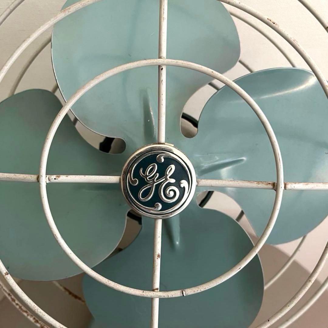 レア！GE ゼネラルエレクトリック 扇風機 アクアブルー レトロ - メルカリ