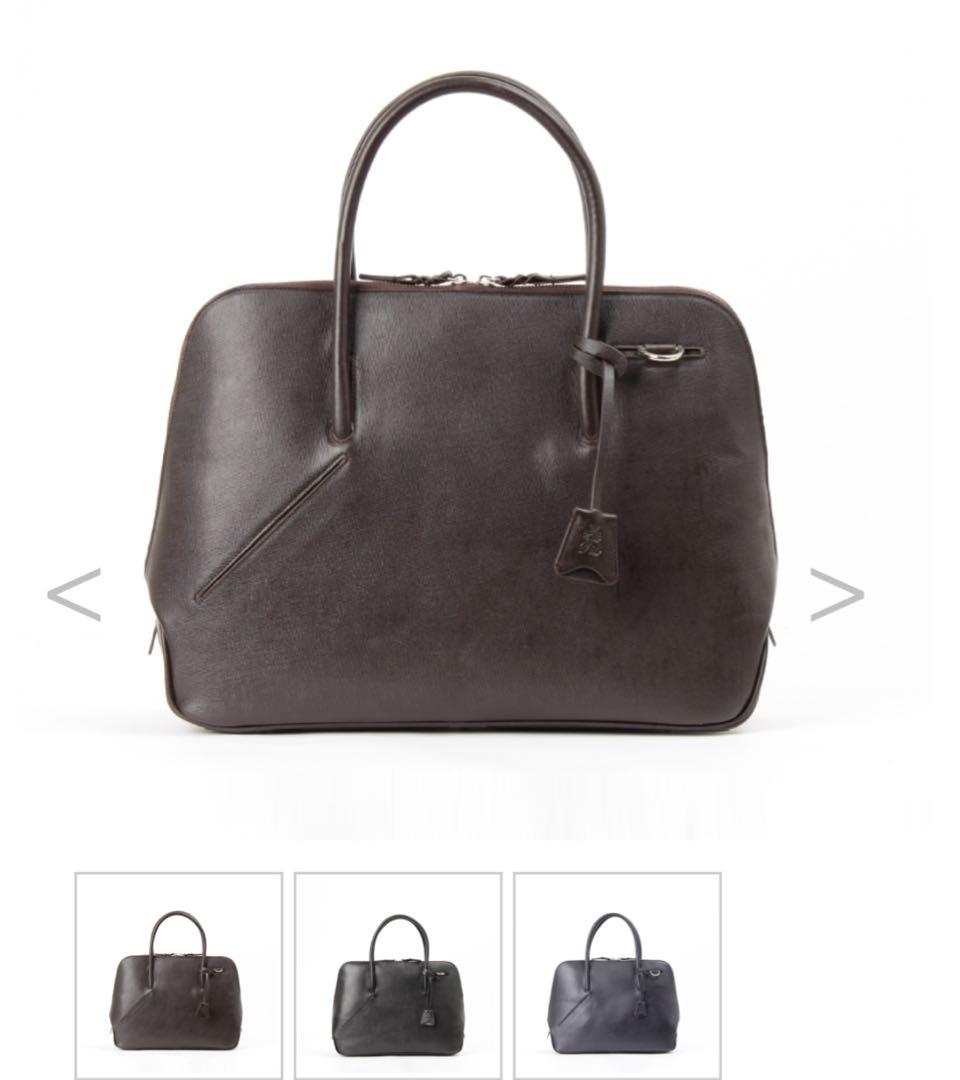 【美品】【PID】ダークブラウン ブリーフケース バッグ 牛革 2WAY 今だけ20％OFF②A本革2wayクラシック・ブリーフケース ダークブラウン