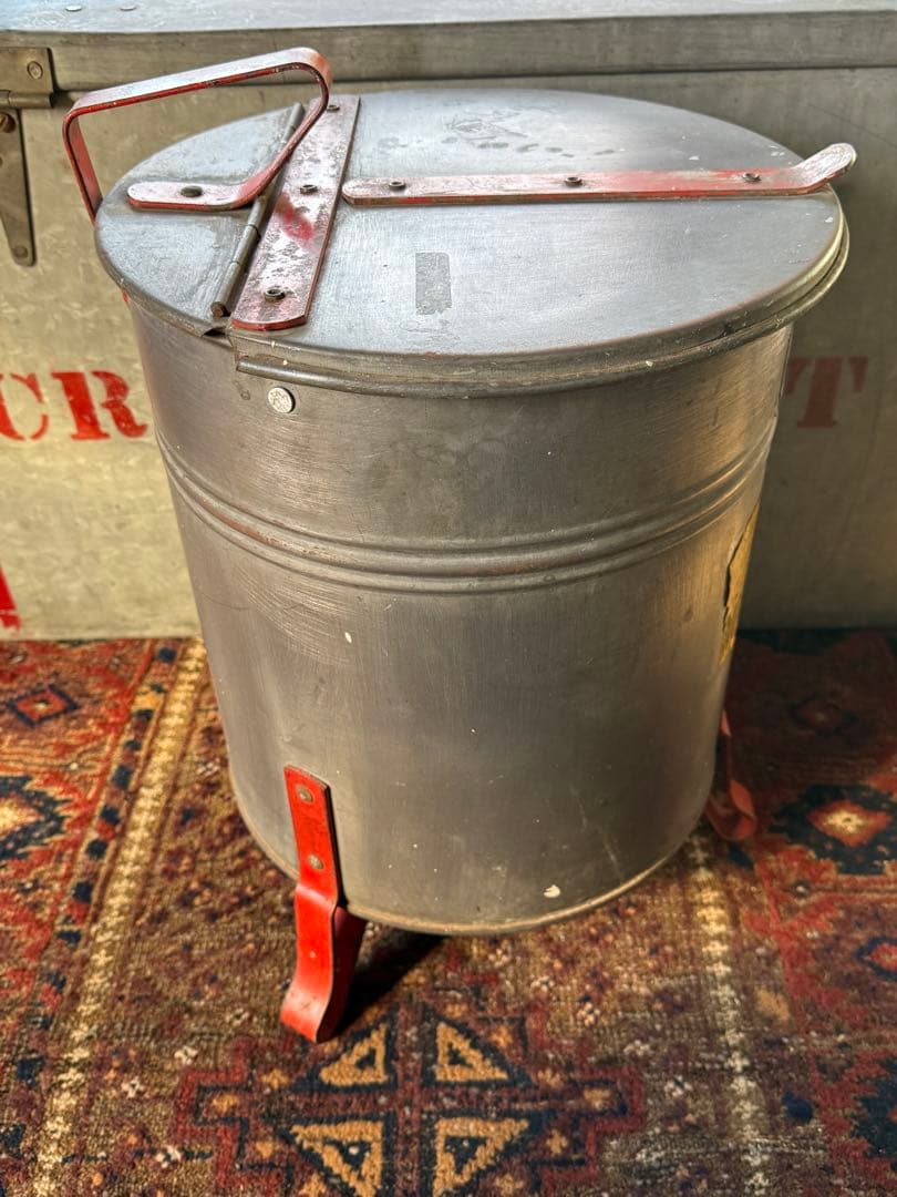 アンティーク雑貨 U.S.AJUSTRITE MFG CO Waste Can