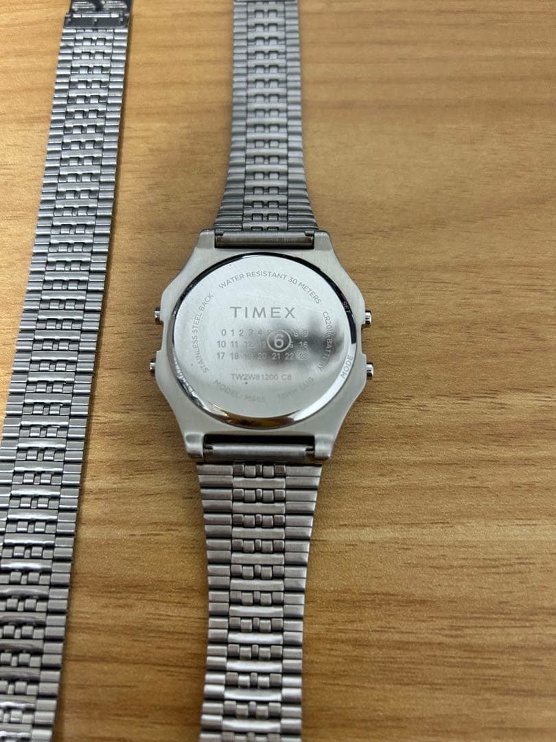 TIMEX Maison Margiela mm6 時計 シルバー マルジェラ - メルカリ
