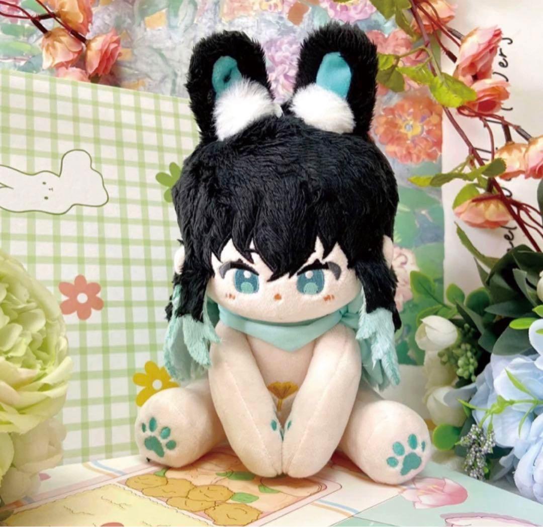 ☆鬼滅の刃 時透無一郎 20cm ぬいぐるみ《猫耳付き》 - メルカリ