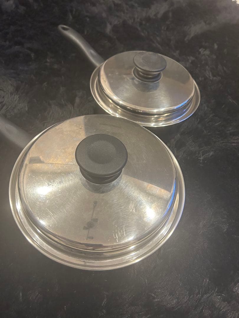 ステンレススチール 鍋セット 2個 楽天市場】鍋9点セット IH対応 蓋付き 着脱式ハンドル2本付き 蒸し台